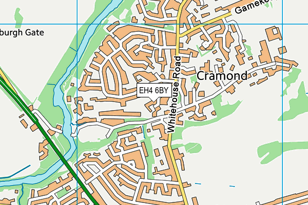 EH4 6BY map - OS VectorMap District (Ordnance Survey) EH4 6BY map - OS VectorMap District (Ordnance Survey)