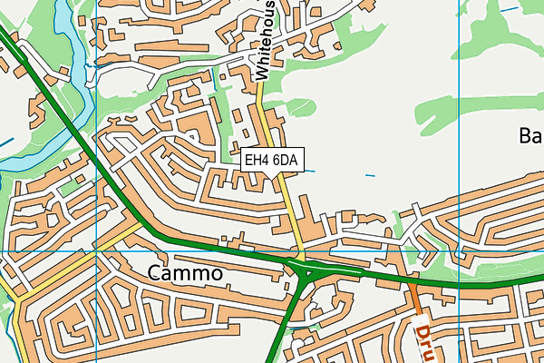 EH4 6DA map - OS VectorMap District (Ordnance Survey) EH4 6DA map - OS VectorMap District (Ordnance Survey)