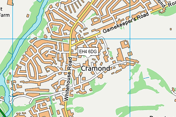 EH4 6DG map - OS VectorMap District (Ordnance Survey) EH4 6DG map - OS VectorMap District (Ordnance Survey)