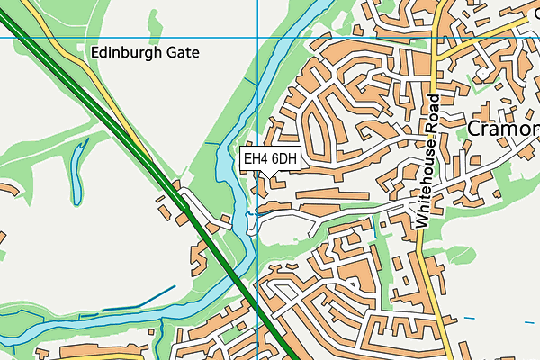 EH4 6DH map - OS VectorMap District (Ordnance Survey) EH4 6DH map - OS VectorMap District (Ordnance Survey)