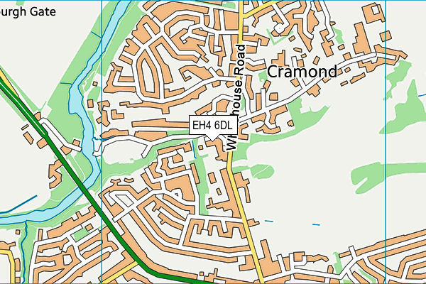 EH4 6DL map - OS VectorMap District (Ordnance Survey) EH4 6DL map - OS VectorMap District (Ordnance Survey)