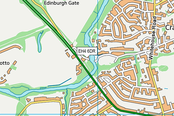 EH4 6DR map - OS VectorMap District (Ordnance Survey) EH4 6DR map - OS VectorMap District (Ordnance Survey)