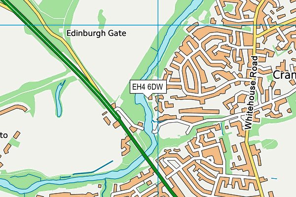 EH4 6DW map - OS VectorMap District (Ordnance Survey) EH4 6DW map - OS VectorMap District (Ordnance Survey)