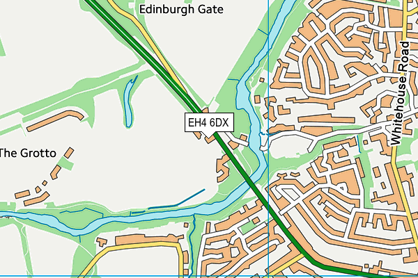 EH4 6DX map - OS VectorMap District (Ordnance Survey) EH4 6DX map - OS VectorMap District (Ordnance Survey)