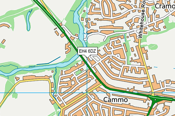 EH4 6DZ map - OS VectorMap District (Ordnance Survey) EH4 6DZ map - OS VectorMap District (Ordnance Survey)