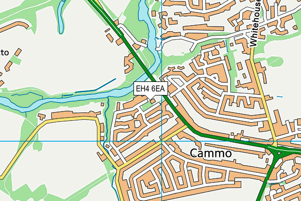 EH4 6EA map - OS VectorMap District (Ordnance Survey) EH4 6EA map - OS VectorMap District (Ordnance Survey)