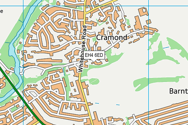 EH4 6ED map - OS VectorMap District (Ordnance Survey) EH4 6ED map - OS VectorMap District (Ordnance Survey)