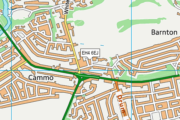 EH4 6EJ map - OS VectorMap District (Ordnance Survey) EH4 6EJ map - OS VectorMap District (Ordnance Survey)