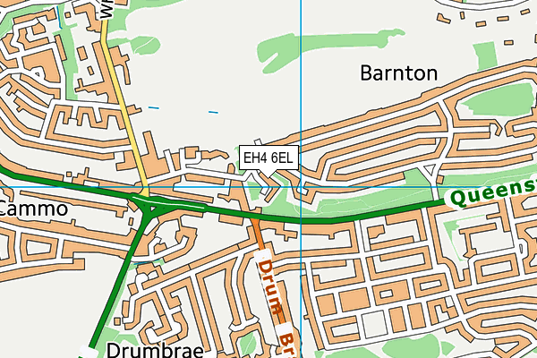 EH4 6EL map - OS VectorMap District (Ordnance Survey) EH4 6EL map - OS VectorMap District (Ordnance Survey)