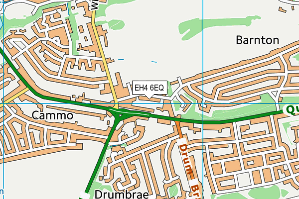 EH4 6EQ map - OS VectorMap District (Ordnance Survey) EH4 6EQ map - OS VectorMap District (Ordnance Survey)