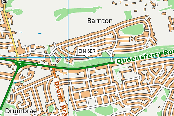 EH4 6ER map - OS VectorMap District (Ordnance Survey) EH4 6ER map - OS VectorMap District (Ordnance Survey)