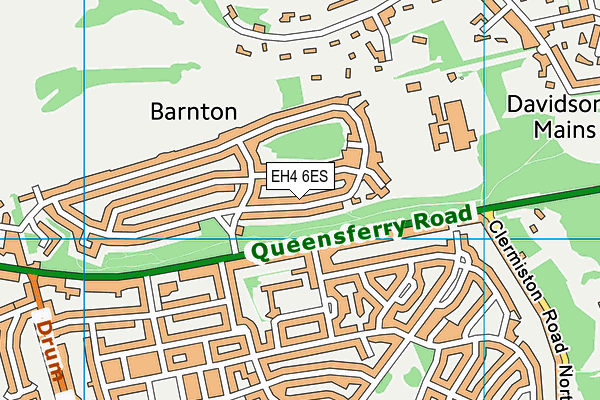 EH4 6ES map - OS VectorMap District (Ordnance Survey) EH4 6ES map - OS VectorMap District (Ordnance Survey)