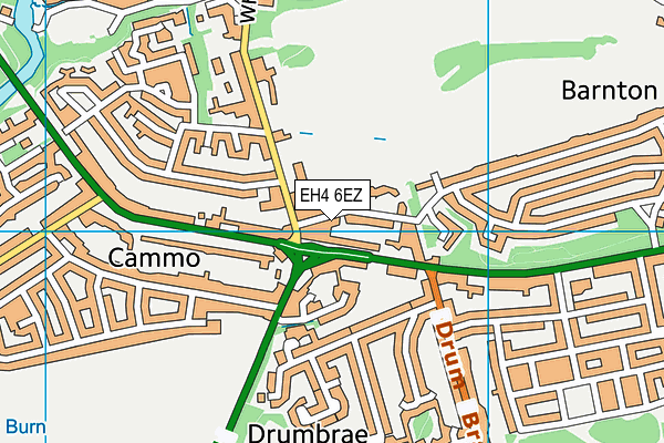 EH4 6EZ map - OS VectorMap District (Ordnance Survey) EH4 6EZ map - OS VectorMap District (Ordnance Survey)
