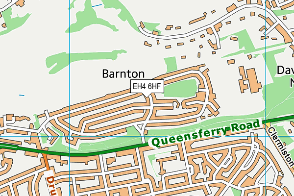 EH4 6HF map - OS VectorMap District (Ordnance Survey) EH4 6HF map - OS VectorMap District (Ordnance Survey)