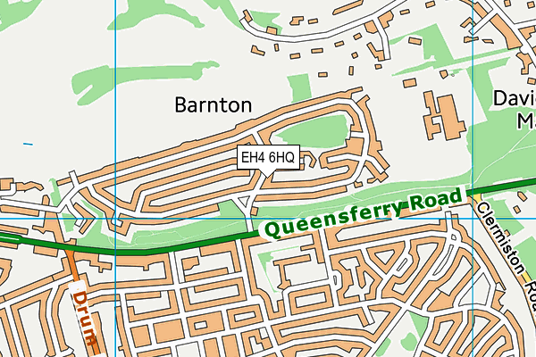 EH4 6HQ map - OS VectorMap District (Ordnance Survey) EH4 6HQ map - OS VectorMap District (Ordnance Survey)
