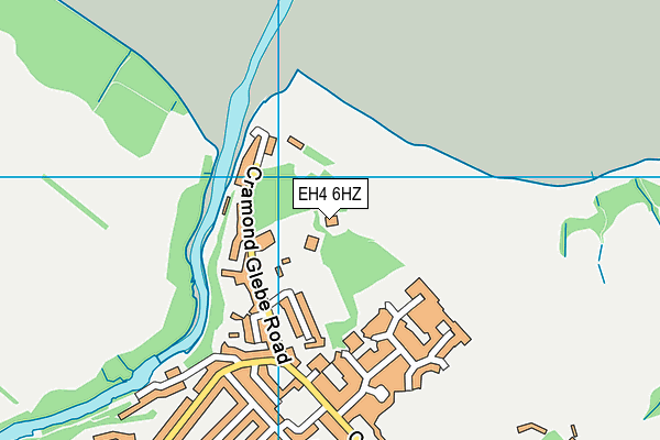 EH4 6HZ map - OS VectorMap District (Ordnance Survey) EH4 6HZ map - OS VectorMap District (Ordnance Survey)