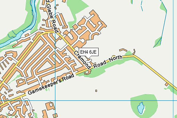 EH4 6JE map - OS VectorMap District (Ordnance Survey) EH4 6JE map - OS VectorMap District (Ordnance Survey)