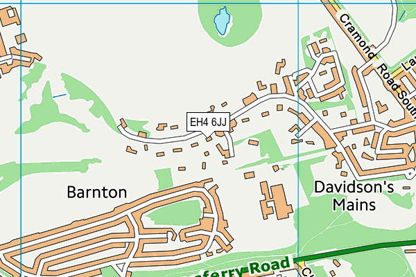 EH4 6JJ map - OS VectorMap District (Ordnance Survey) EH4 6JJ map - OS VectorMap District (Ordnance Survey)