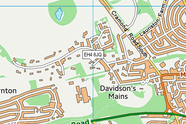 EH4 6JQ map - OS VectorMap District (Ordnance Survey)