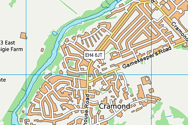 EH4 6JT map - OS VectorMap District (Ordnance Survey) EH4 6JT map - OS VectorMap District (Ordnance Survey)