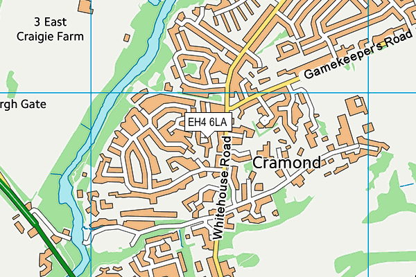 EH4 6LA map - OS VectorMap District (Ordnance Survey) EH4 6LA map - OS VectorMap District (Ordnance Survey)