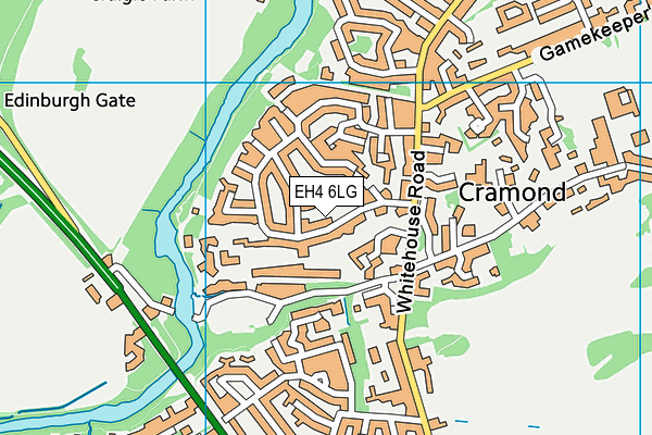 EH4 6LG map - OS VectorMap District (Ordnance Survey) EH4 6LG map - OS VectorMap District (Ordnance Survey)