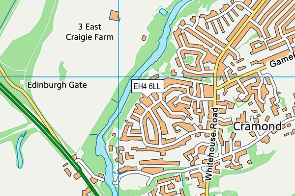EH4 6LL map - OS VectorMap District (Ordnance Survey) EH4 6LL map - OS VectorMap District (Ordnance Survey)