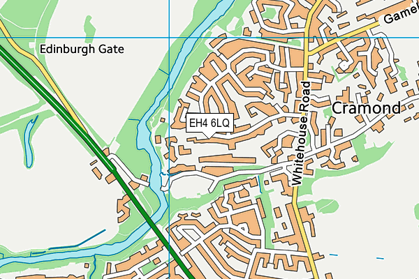 EH4 6LQ map - OS VectorMap District (Ordnance Survey) EH4 6LQ map - OS VectorMap District (Ordnance Survey)