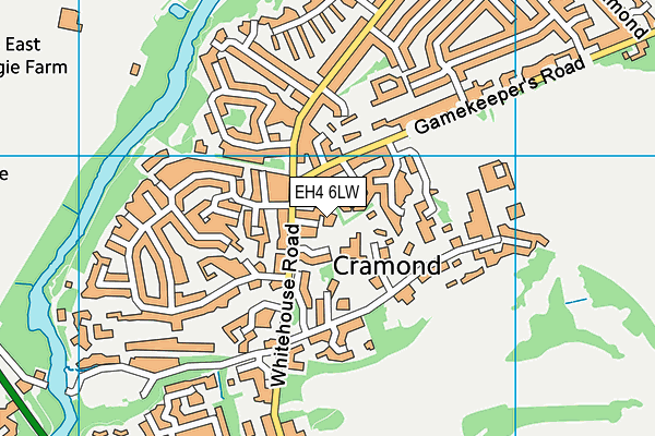EH4 6LW map - OS VectorMap District (Ordnance Survey) EH4 6LW map - OS VectorMap District (Ordnance Survey)