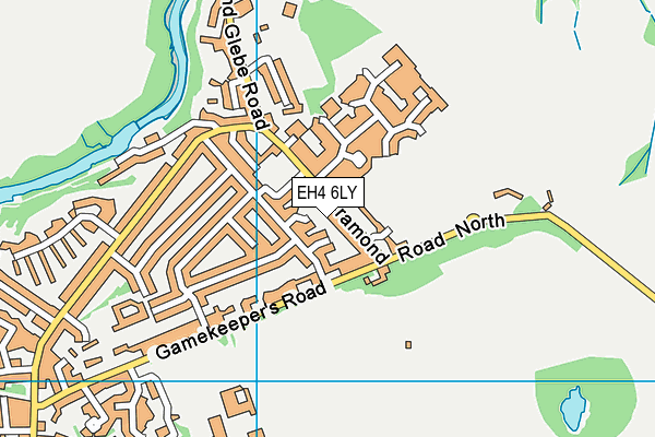 EH4 6LY map - OS VectorMap District (Ordnance Survey) EH4 6LY map - OS VectorMap District (Ordnance Survey)