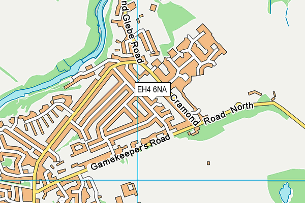 EH4 6NA map - OS VectorMap District (Ordnance Survey) EH4 6NA map - OS VectorMap District (Ordnance Survey)