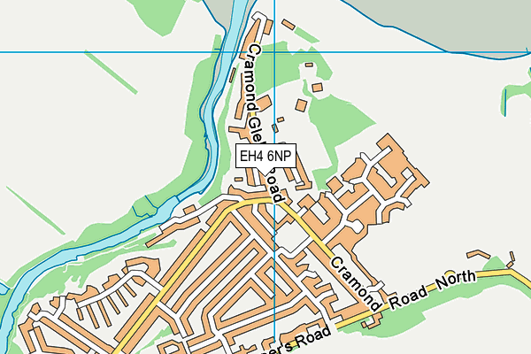 EH4 6NP map - OS VectorMap District (Ordnance Survey) EH4 6NP map - OS VectorMap District (Ordnance Survey)