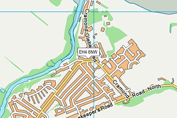 EH4 6NW map - OS VectorMap District (Ordnance Survey) EH4 6NW map - OS VectorMap District (Ordnance Survey)