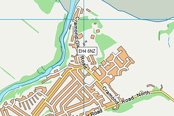 EH4 6NZ map - OS VectorMap District (Ordnance Survey) EH4 6NZ map - OS VectorMap District (Ordnance Survey)