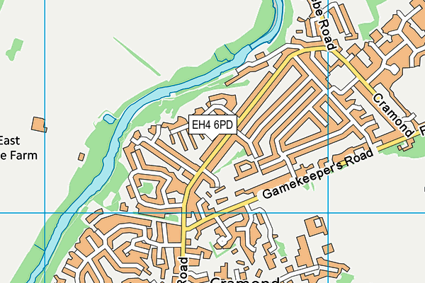 EH4 6PD map - OS VectorMap District (Ordnance Survey) EH4 6PD map - OS VectorMap District (Ordnance Survey)