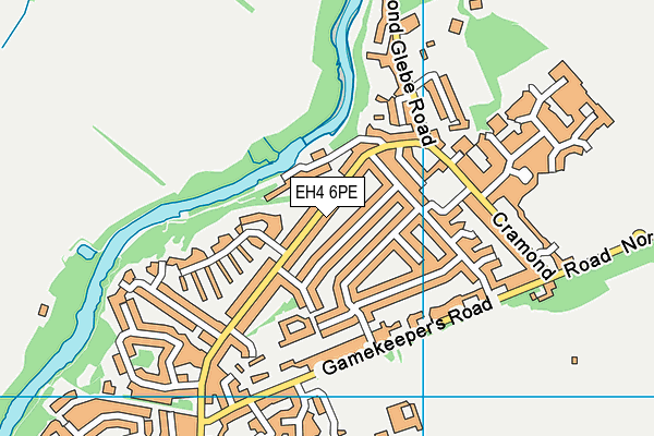 EH4 6PE map - OS VectorMap District (Ordnance Survey) EH4 6PE map - OS VectorMap District (Ordnance Survey)