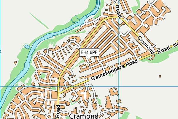 EH4 6PF map - OS VectorMap District (Ordnance Survey) EH4 6PF map - OS VectorMap District (Ordnance Survey)