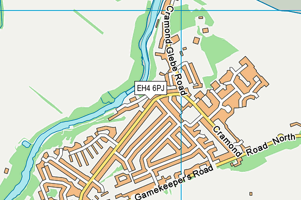 EH4 6PJ map - OS VectorMap District (Ordnance Survey) EH4 6PJ map - OS VectorMap District (Ordnance Survey)