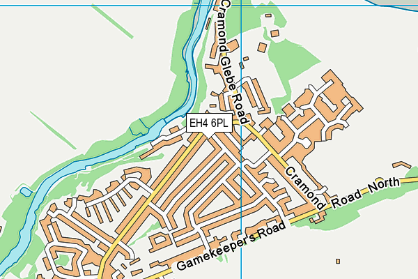 EH4 6PL map - OS VectorMap District (Ordnance Survey) EH4 6PL map - OS VectorMap District (Ordnance Survey)
