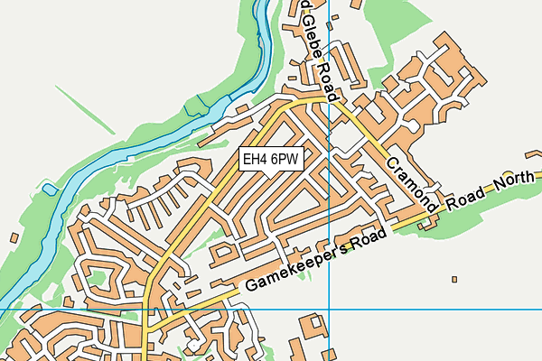 EH4 6PW map - OS VectorMap District (Ordnance Survey) EH4 6PW map - OS VectorMap District (Ordnance Survey)