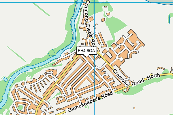 EH4 6QA map - OS VectorMap District (Ordnance Survey) EH4 6QA map - OS VectorMap District (Ordnance Survey)