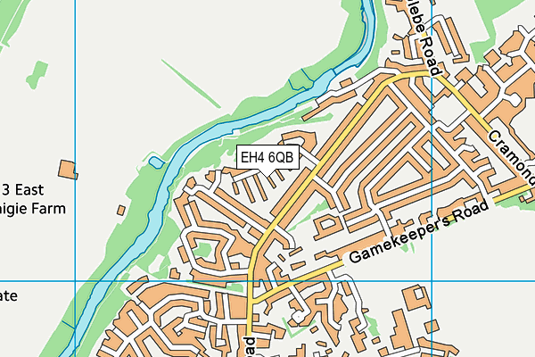 EH4 6QB map - OS VectorMap District (Ordnance Survey) EH4 6QB map - OS VectorMap District (Ordnance Survey)