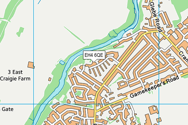 EH4 6QE map - OS VectorMap District (Ordnance Survey) EH4 6QE map - OS VectorMap District (Ordnance Survey)