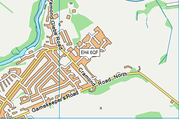 EH4 6QF map - OS VectorMap District (Ordnance Survey) EH4 6QF map - OS VectorMap District (Ordnance Survey)