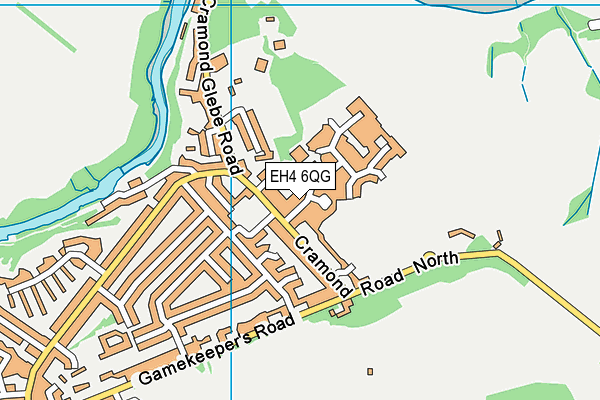 EH4 6QG map - OS VectorMap District (Ordnance Survey) EH4 6QG map - OS VectorMap District (Ordnance Survey)