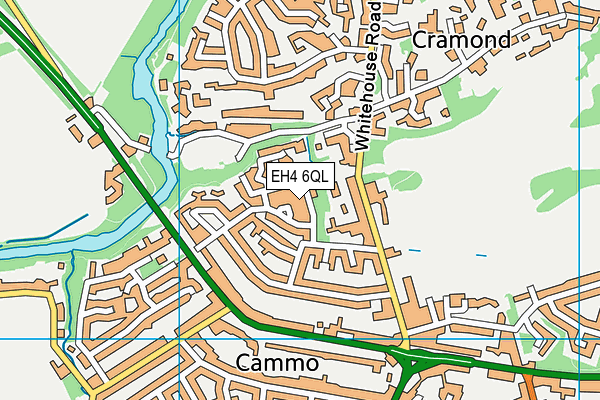 EH4 6QL map - OS VectorMap District (Ordnance Survey) EH4 6QL map - OS VectorMap District (Ordnance Survey)