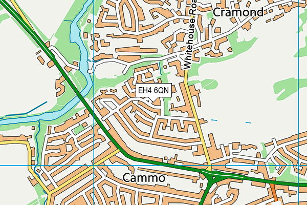 EH4 6QN map - OS VectorMap District (Ordnance Survey) EH4 6QN map - OS VectorMap District (Ordnance Survey)