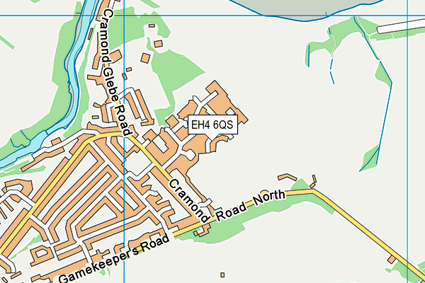 EH4 6QS map - OS VectorMap District (Ordnance Survey) EH4 6QS map - OS VectorMap District (Ordnance Survey)
