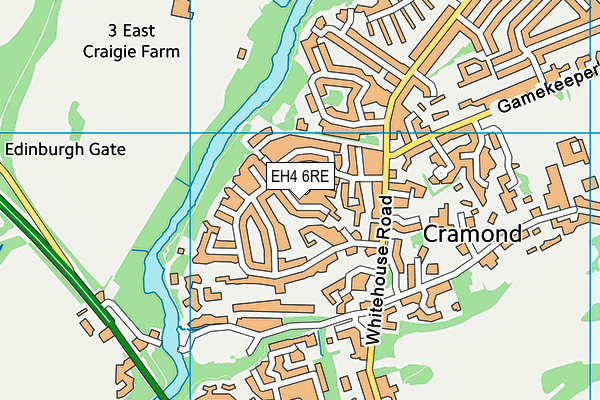 EH4 6RE map - OS VectorMap District (Ordnance Survey) EH4 6RE map - OS VectorMap District (Ordnance Survey)