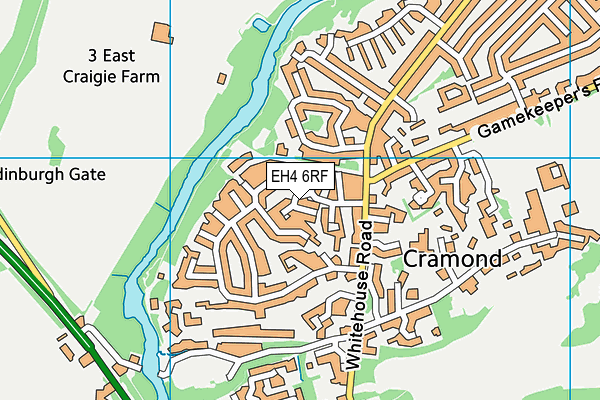 EH4 6RF map - OS VectorMap District (Ordnance Survey) EH4 6RF map - OS VectorMap District (Ordnance Survey)